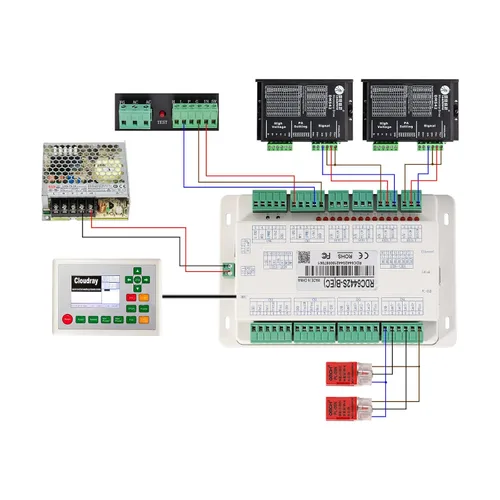 Miniatura 6 de Cloudray Ruida DSP Controlador RD RDC6442G RDC6442S para máquina de grabado láser CO2