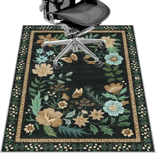 Miniatura 22 de Tapete para silla de oficina para suelo de madera dura y azulejos, 36" x 48" tapete resistente para silla de escritorio para suelos duros, alfombra