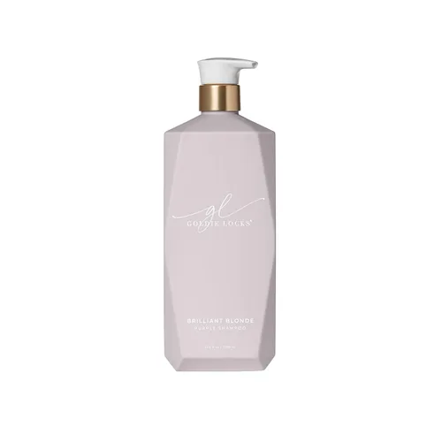 Miniatura 10 de Goldie Locks Brilliant Blonde Purple Shampoo - Ilumina y tonifica el cabello rubio, gris y aclarado, neutraliza el latón, sin sulfatos, seguro
