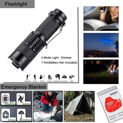 Miniatura 6 de Regalos para hombres, papá, cumpleaños, Navidad, día del padre, equipo y equipo de supervivencia, equipo único de campamento, caza, senderismo, al