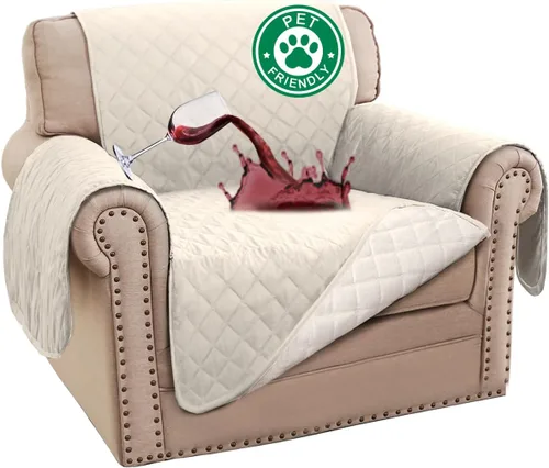 Miniatura 76 de Turquoize Funda 100% Impermeable para Sillón de Ala Fundas para Sillón de Ala con Brazos Protector de Silla Sofá Protector Triple Antideslizante