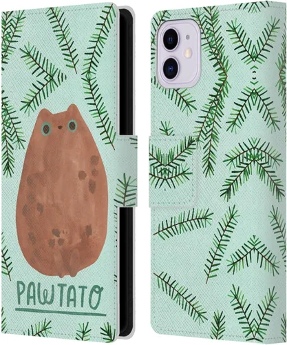 Miniatura 8 de Head Case Designs Officially Licensed Planet Cat Avocato Puns Leather Wallet Case Compatible with Apple iPhone 11