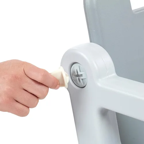 Miniatura 12 de ECR4Kids Escritorio y silla para niños pequeños, muebles para niños, gris/gris claro, 2 piezas