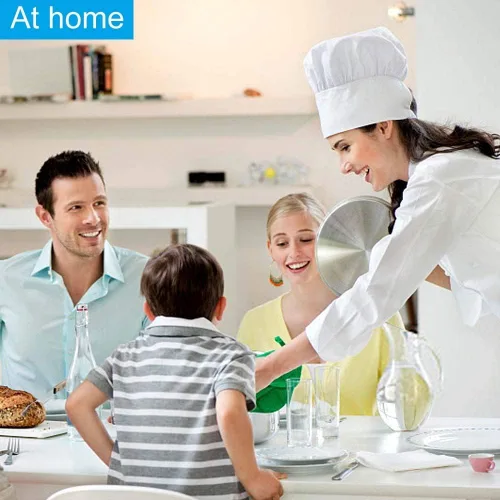 Miniatura 3 de Sombrero de chef gorra de chef ajustable de alta calidad para adultos