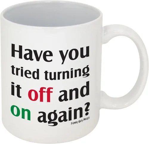 Miniatura 9 de Funny Guy Mugs - Taza de 11 onzas, Negro