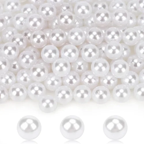 Miniatura 26 de Suream 7500 cuentas pulidas sin agujeros para organizador de brochas de maquillaje, perlas redondas brillantes para relleno de jarrón, cuentas