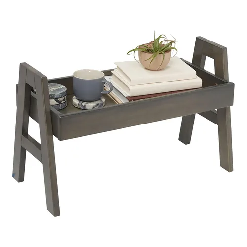 Miniatura 12 de ECR4Kids Estante apilable ajustable con borde completo, estantería, gris lavado Gris (Grey Wash)