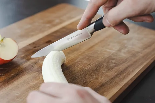 Miniatura 7 de DURA LIVING Cuchillo de pelar, cuchillo de cocina profesional de 3.5 pulgadas, cuchillo alemán de acero inoxidable de alto carbono ultra afilado