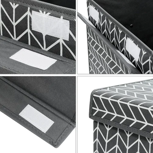 Miniatura 6 de Mayniu Baúl grande de almacenamiento para juguetes con tapa, cajas organizadoras de juguetes con asas resistentes para niños, niñas, sala de estar