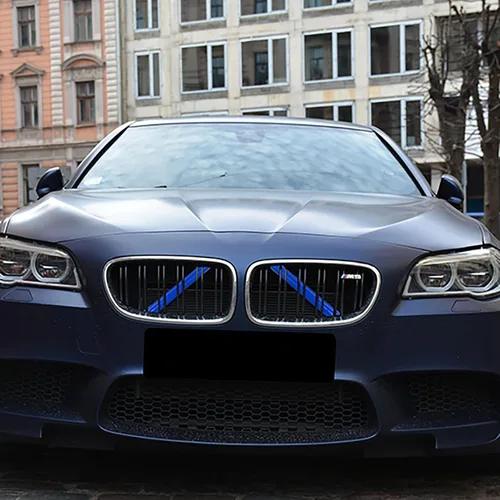 Miniatura 3 de BETTERHUMZ Insertos de moldura de parrilla para BMW F20 F21 F30 F32 F34 F36 3 4 Series M Sport Style M-Performance Accesorios de tiras de parrilla