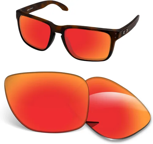 Miniatura 6 de Lentes de repuesto de 0.069 pulgadas compatibles con gafas de sol Oakley Holbrook XL OO9417, resistentes a los arañazos y a los impactos Espejo azul
