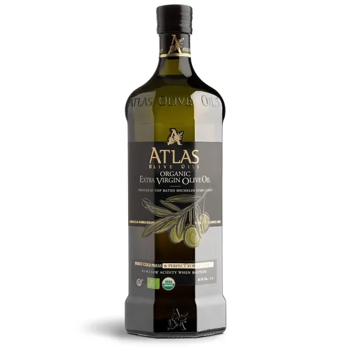 Miniatura 11 de Atlas - Aceite de oliva virgen extra prensado en frío, rico en polifenoles, de Marruecos, recién cosechado y sin procesar, procedente de una única
