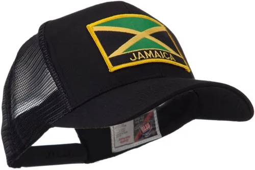 Miniatura 4 de Gorra de malla parcheada con letra de bandera de América del Norte