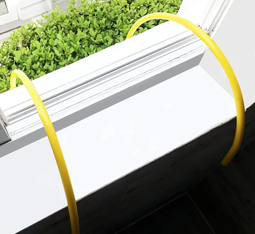 Miniatura 4 de ISOP Escalera de escape de incendios para ventanas de segundo piso, 13 pies, resistente a la corrosión, escalera de seguridad para escape