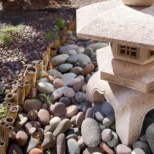 Miniatura 5 de FANTIAN Rocas grandes de río de 20 libras para paisajismo al aire libre, guijarros decorativos de 3 a 4 pulgadas para paisajismo, jardín, patio