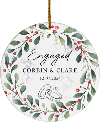 Miniatura 23 de FLOCHIL Adorno personalizado para la primera Navidad del bebé con nombre de foto, adorno personalizado para la primera Navidad, regalos para bebés