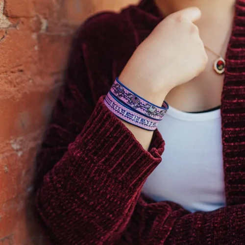 Miniatura 7 de ZOX Bracelets Stretchy Elastic Band with Motivational Affirmations and Beautiful Artwork, Great Gift for Men, Women, and Kids