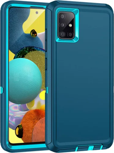 Miniatura 12 de Funda para Galaxy A51 5G, [sin protector de pantalla] a prueba de golpes, a prueba de caídas, a prueba de polvo, protección de 3 capas, resistente