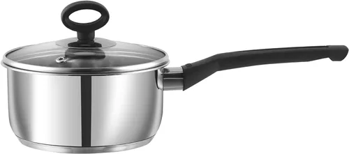 Miniatura 4 de Vinod Juego de utensilios de cocina Trento de acero inoxidable apto para inducción, 3 piezas, cacerola (6.3 in/1,5 litros), 1 cacerola