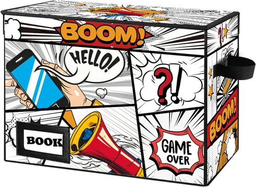 Miniatura 21 de Paquete de 2 Cajas de Almacenamiento de Cómics de Colección, Organizador Protector 15.8" X 7.8" X 11.8" Caja Corta Plegable con Capacidad