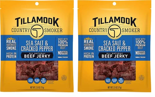 Miniatura 12 de Tillamook Country Smoker Tillamook Real Hardwood Smoked Old Fashioned Silver Dollar - charqui de carne de vacuno
