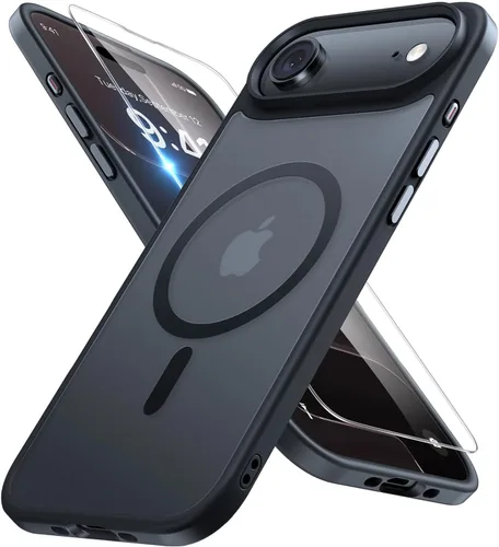 Miniatura 12 de Miracase Funda diseñada para iPhone SE 2022/SE 2020/7/8, funda multicolor de silicona a prueba de golpes (rojo)