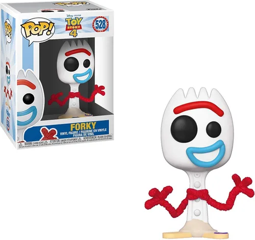 Miniatura 2 de Disney Pixar: Toy Story 4 - Forky Funko Pop! Figura de vinilo (incluye funda protectora compatible con Pop Box)