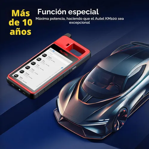 Miniatura 6 de Autel Escáner MaxilM KM100 Herramienta de diagnóstico, nueva herramienta de escaneo OBD KM100 para el 99% de vehículos, actualización de por vida