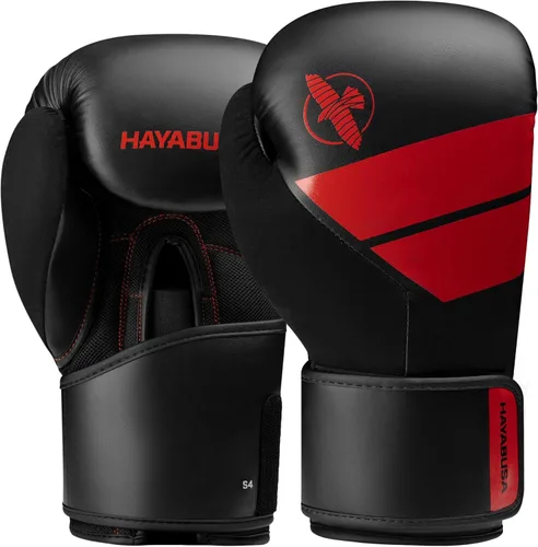 Miniatura 14 de Hayabusa Guantes de boxeo de piel sintética S4 para hombres, mujeres y niños, 10 onzas, 12 onzas, 14 onzas, 16 onzas, entrenamiento, sparring