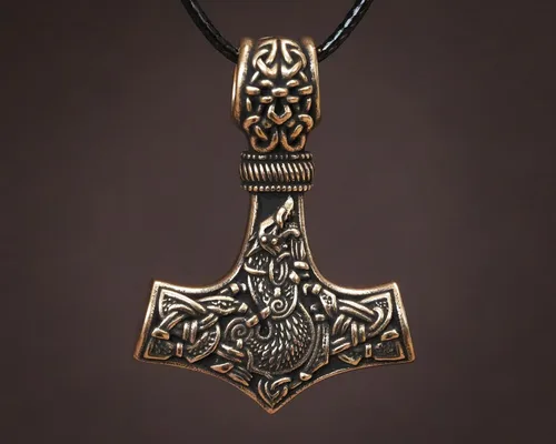 Miniatura 113 de Baldur Jewelry - Collar de martillo Thors Mjölnir - Colgante de martillo de Thor nórdico vikingo joyería vikingo - Collar Thor - Regalos Thor