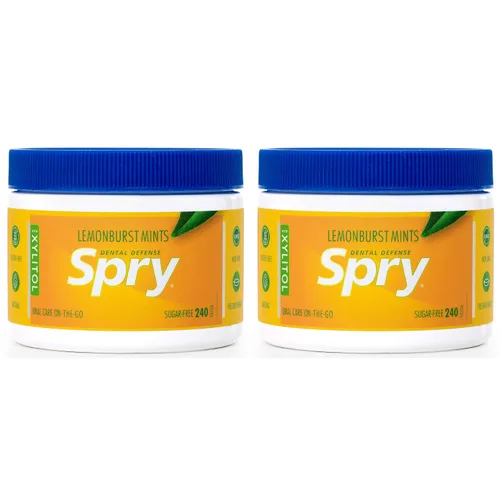 Miniatura 15 de Spry Xylitol Berry Blast - Caramelos sin azúcar, promueve la salud oral, aumenta la producción de saliva, detiene el mal aliento, sin OMG, sin
