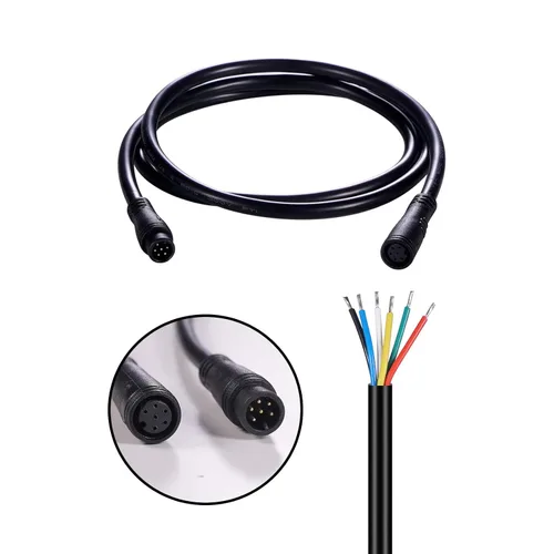 Miniatura 3 de Cable de extensión de 2 pines, 3 pines, 4 pines, 5 pines, 6 pines, 8 pines, 9 pines, enchufe impermeable funciona para luz de bicicleta eléctrica