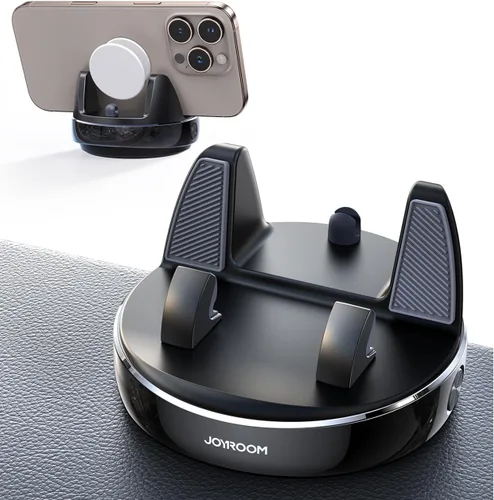 JOYROOM Soporte de teléfono para automóvil, ajustable en 360° y evita el deslumbramiento del sol, soporte de teléfono para automóvil, diseño de
