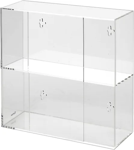 Miniatura 11 de Kantek Dispensador de guantes acrílicos, capacidad de triple caja, fácil intercambio de caja, 10.3 pulgadas de ancho x 3.8 pulgadas de profundidad x