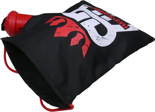 Miniatura 2 de 5% Nutrition Bolsa de gimnasio con cordón, Negro "Reps for Rich
