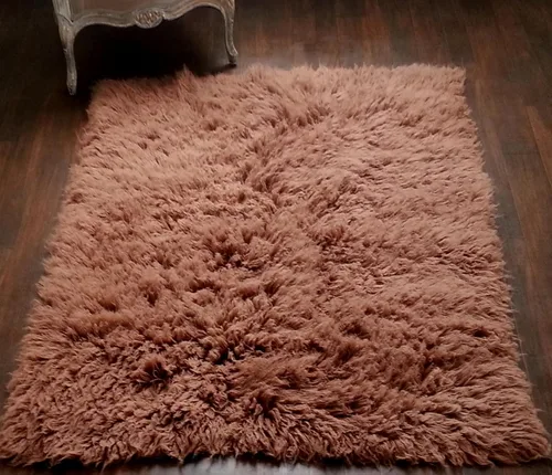 Miniatura 3 de Alfombras Flokati súper gruesas, colores populares, tamaño 3 x 5, pelo largo de lana de 3.5 pulgadas, felpa de 105.82 oz/m², excelente calidad
