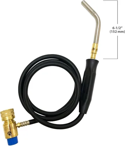 Miniatura 5 de Appli Parts APHT-3W Soplete de Mano de Una Hornilla con Manguera de 5 pies y Mango para Soldadura, Soldadura Fuerte y Soldadura con Latón