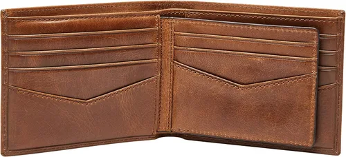Miniatura 3 de Fossil Mens Ryan Leather RFID-Blocking Bifold Passcase Wallet with Removable Card Case