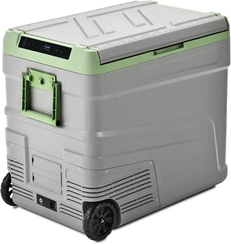 Miniatura 9 de EUHOMY - Refrigerador de 12 voltios, enfriador eléctrico de 45L (48 qt) con batería utilizable, refrigerador para automóvil de 0℉~68℉, refrigerador