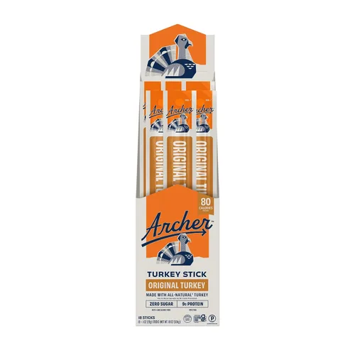 Miniatura 11 de Archer Jerky Mini palitos de pavo - Palitos de pavo totalmente naturales, aperitivo de proteína para personas, aperitivo de carne, sin gluten, keto