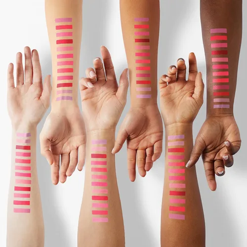 Miniatura 4 de Paleta de sombra de ojos rosa, 12 colores melocotón, mate y brillante, altamente pigmentada, rosa, mini paleta de sombra de ojos, cálida y natural