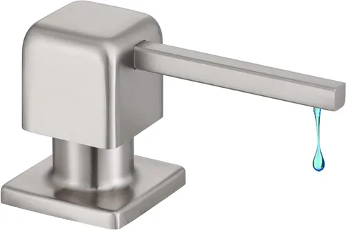 Miniatura 10 de CREA Dispensador de jabón de cocina, dispensador de jabón para encimera para fregadero de cocina, dispensador de jabón integrado negro