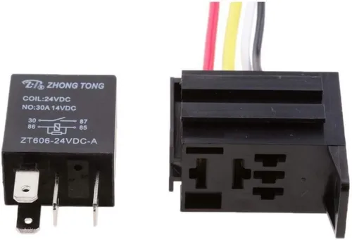 Miniatura 6 de Cable conector para relé de auto, de E Support, 12 V, 30 A, 40A, 60A, 80A SPST, SPDT 4 pines, 5 unidades 30A 4Pin SPST