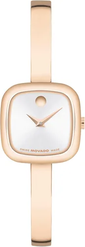 Miniatura 13 de Movado Women's Museum Bangle Watch – Swiss Quartz – 21 mm Case – Classic Stainless Steel Bracelet – Gift for Her