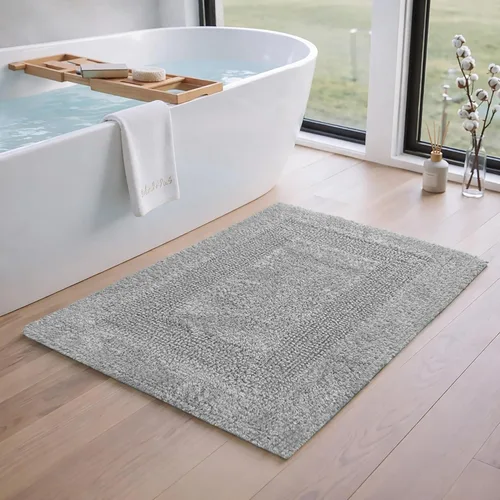 Miniatura 4 de Alfombra de baño diferente Gris claro