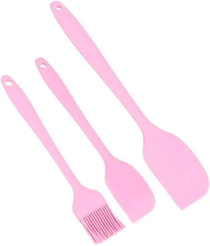 Miniatura 5 de Haofy Utensilios de cocina de silicona, juego de 6 utensilios de cocina antiadherentes resistentes al calor, kit de utensilios de cocina de silicona
