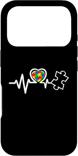 Miniatura 30 de Heart Puzzle Piece Heartbeat Cool Autism Awareness Case for iPhone 16