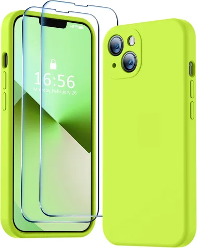 Miniatura 22 de BossKiss Funda compatible con iPhone 13 Pro, silicona de alta calidad mejorada [protección de cámara] [2 protectores de pantalla]