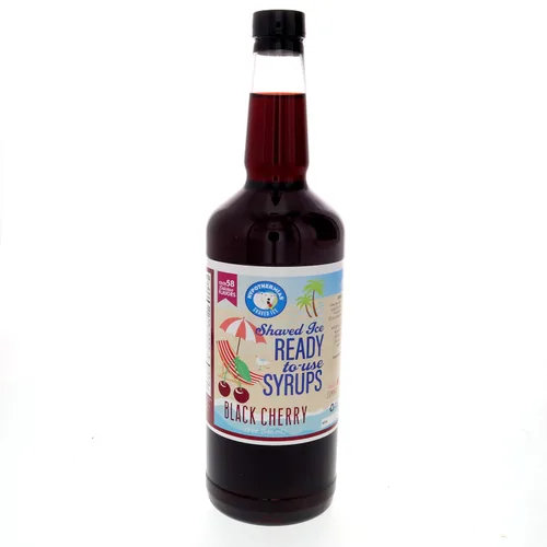 Miniatura 92 de Hypothermias Wild Cherry - Jarabe de sabores de cono de nieve hawaiano listo para usar (128 onzas líquidas), hielo afeitado, 100% azúcar de caña pura