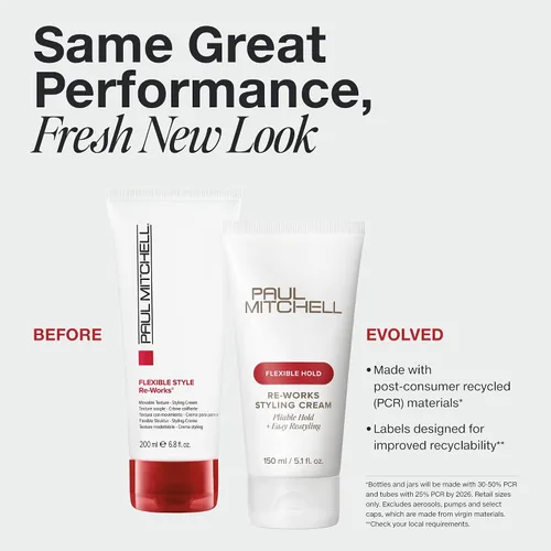Miniatura 2 de Paul Mitchell Re-Works Styling Cream, Pliable, Flexible Hold + Easy Restyling, For All Hair Types